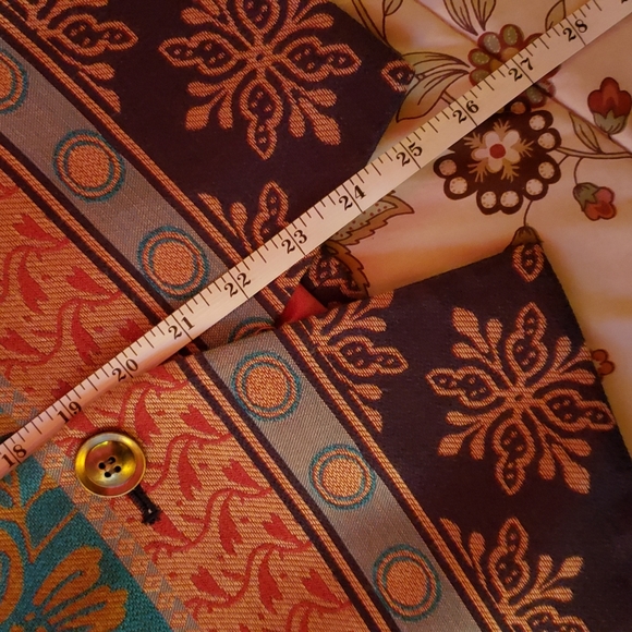 Multicolor floral tapestry jacket blazer - Picture 8 of 8